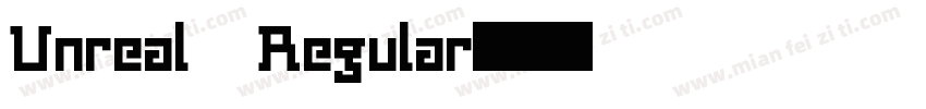 Unreal Regular字体转换